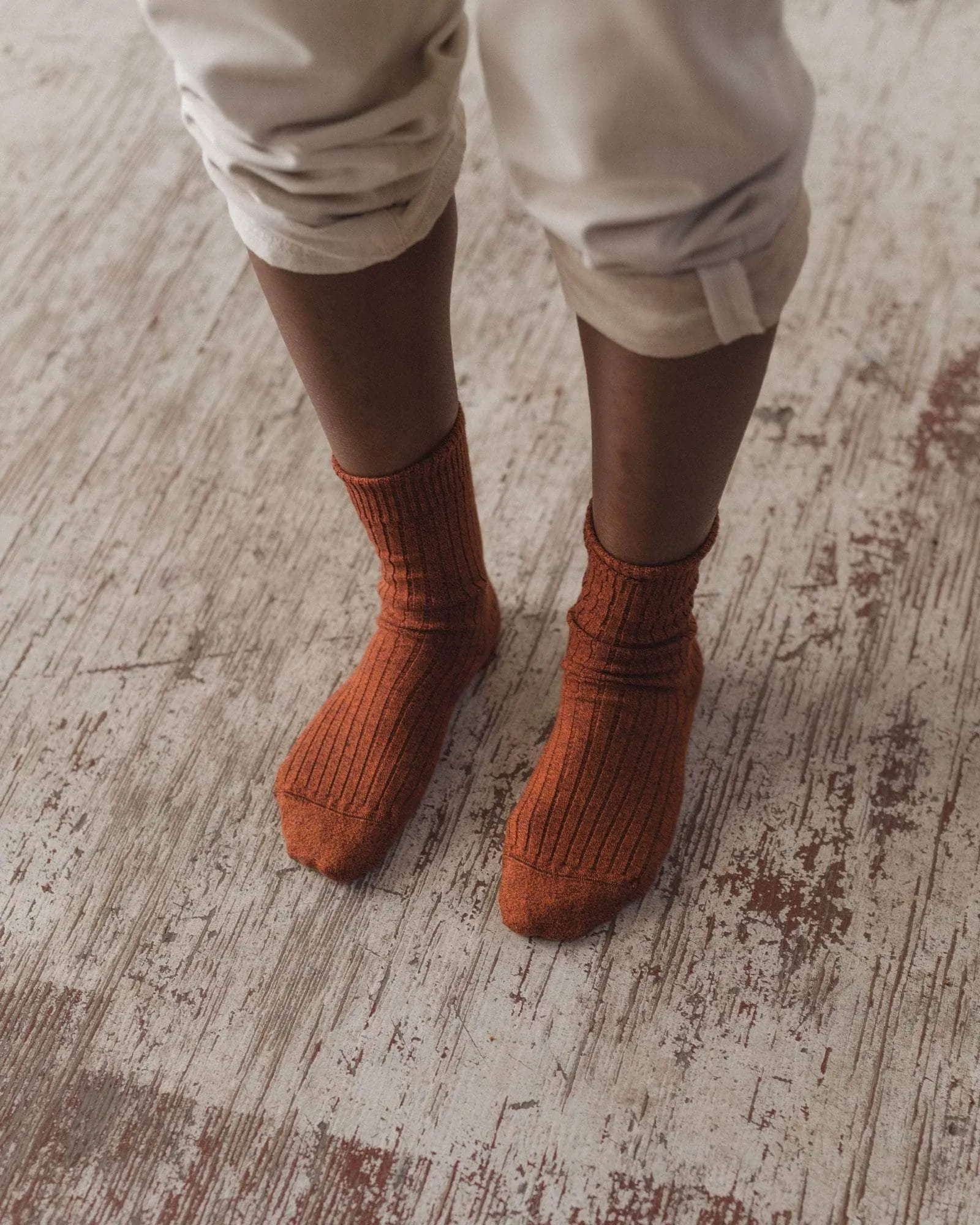 Rib Overankle Socks