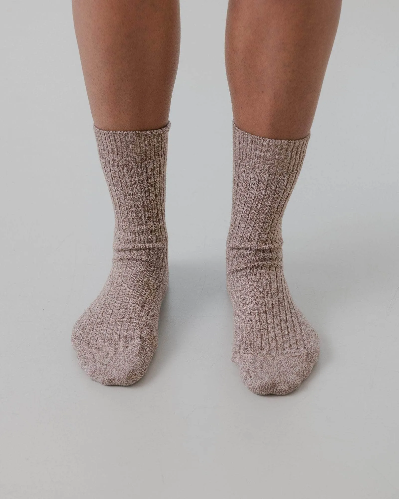 Rib Overankle Socks