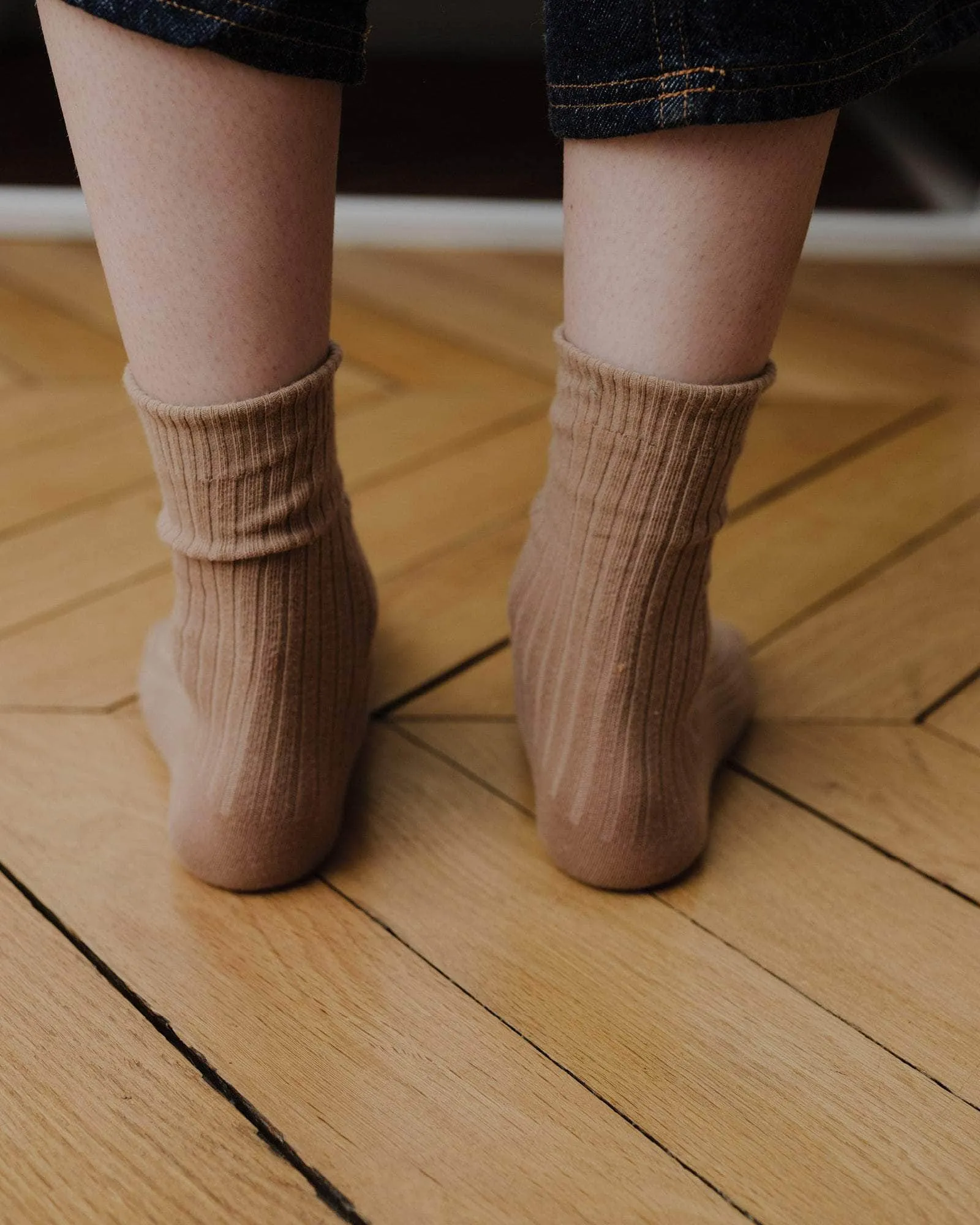 Rib Overankle Socks
