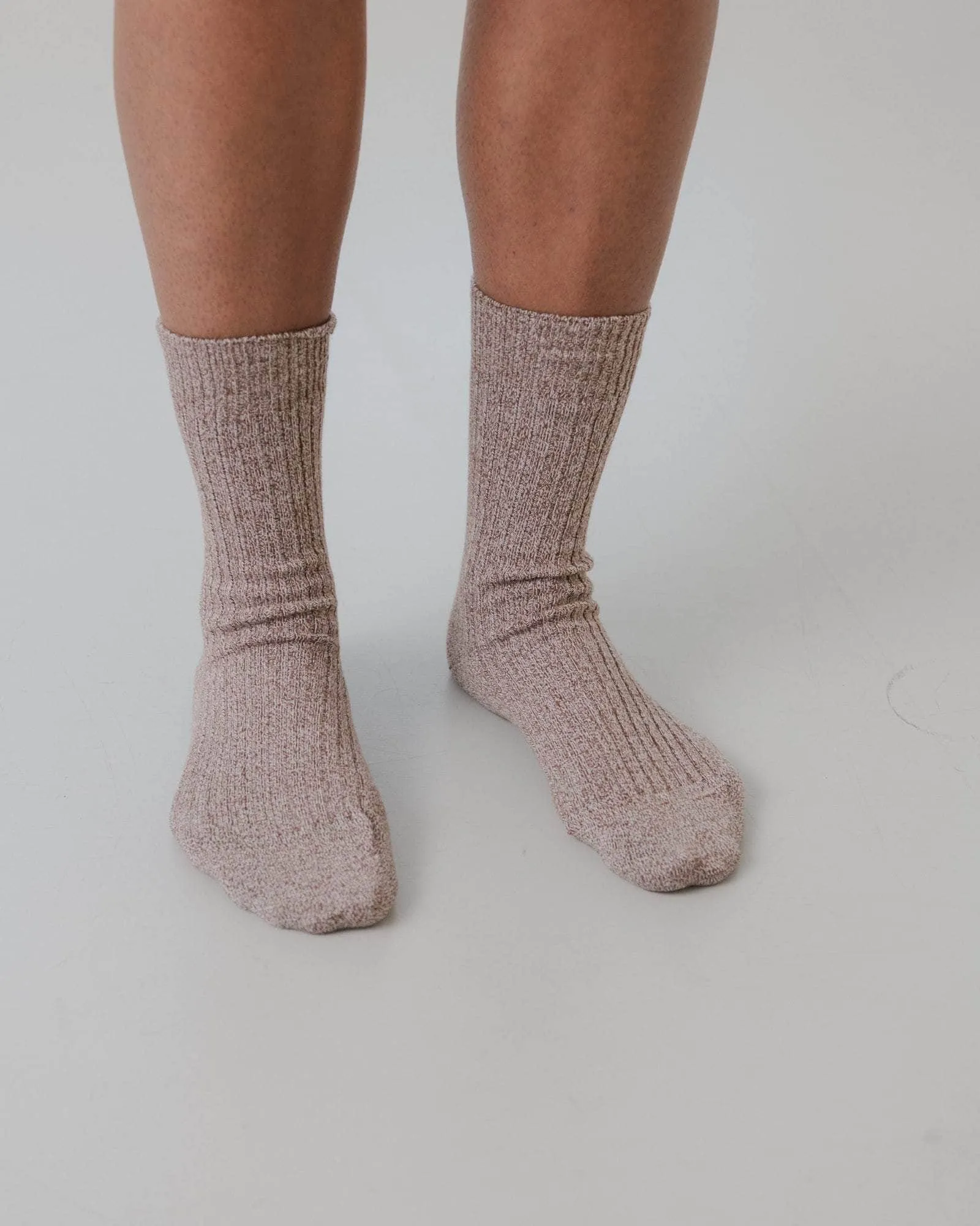 Rib Overankle Socks