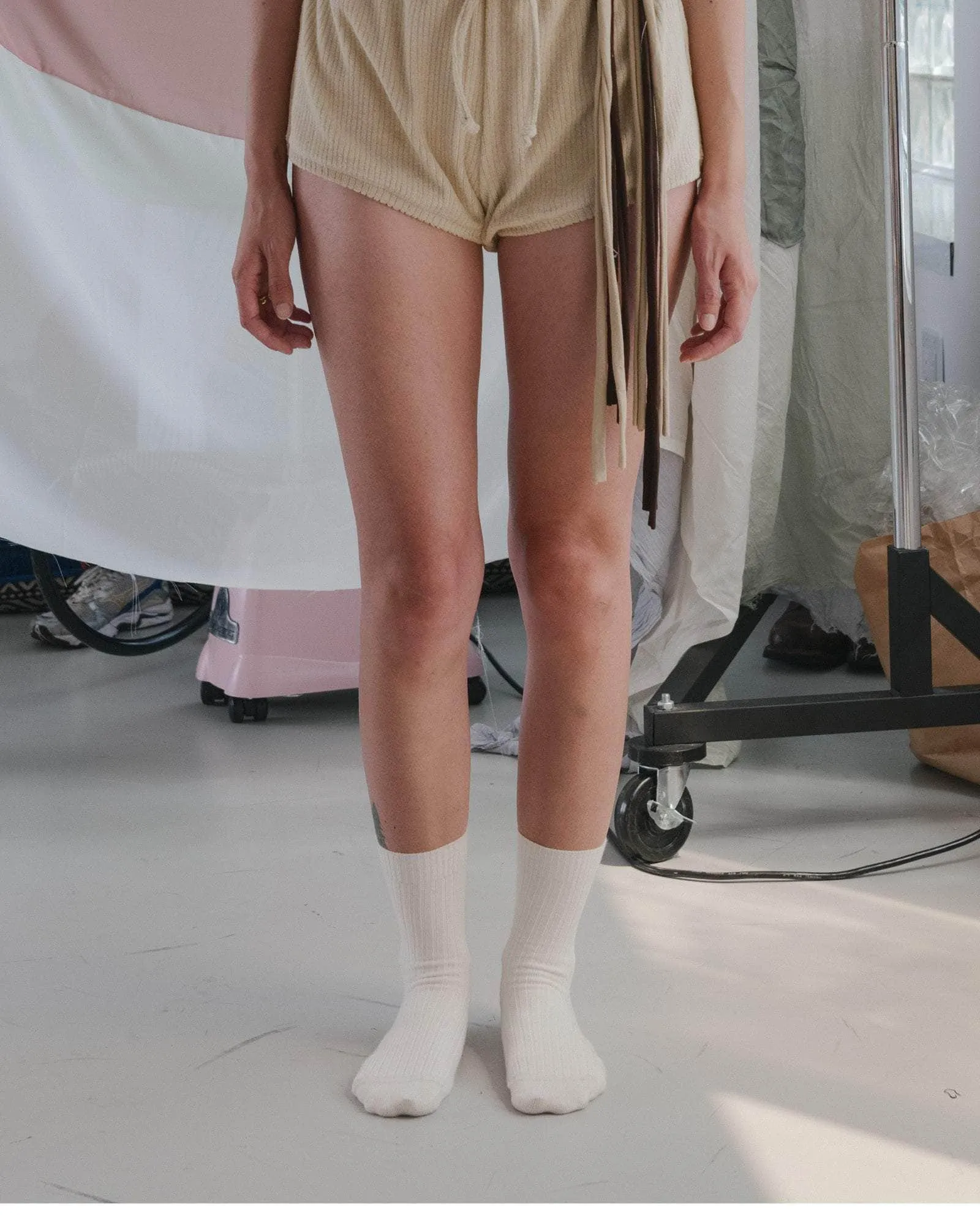 Rib Overankle Socks