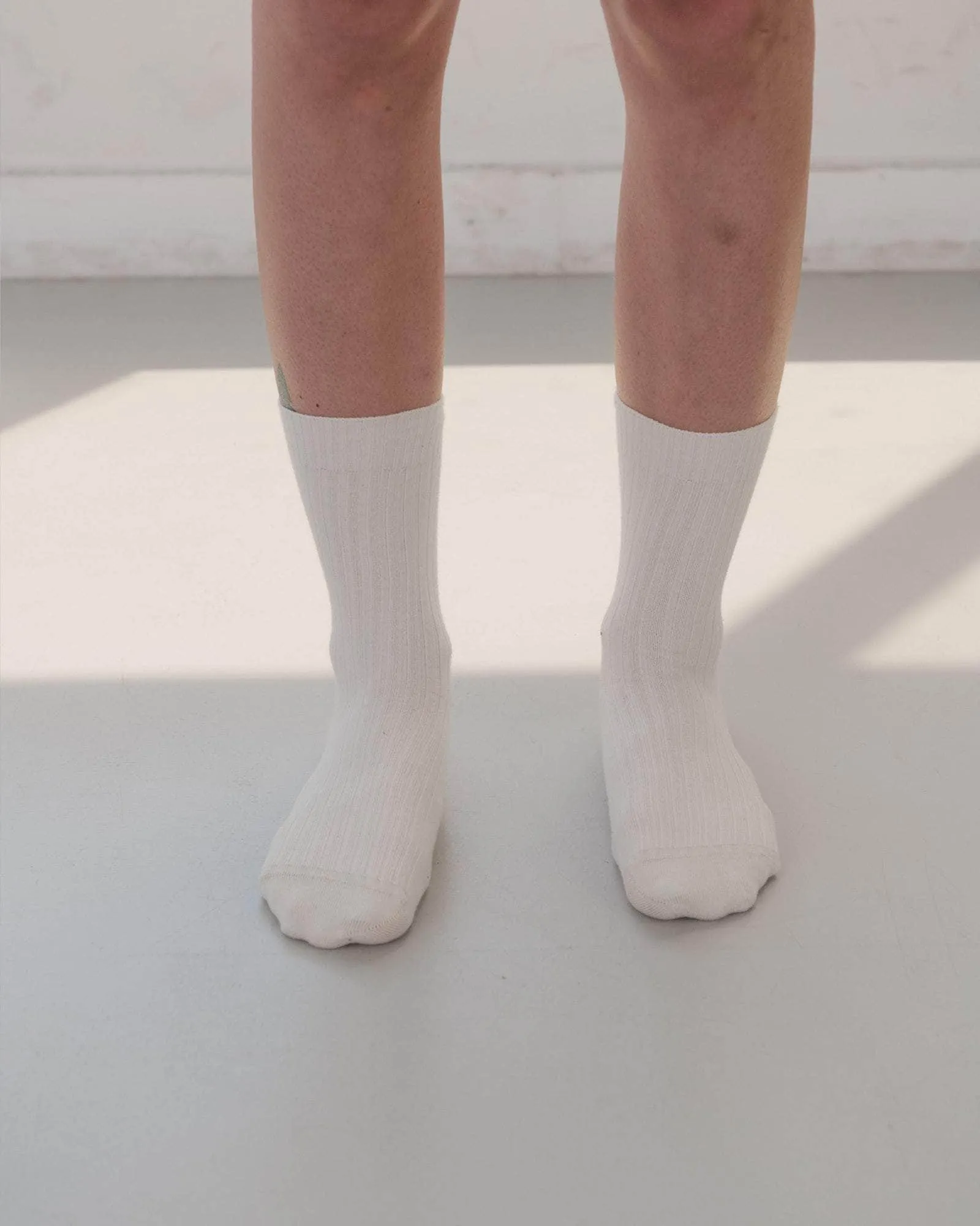 Rib Overankle Socks