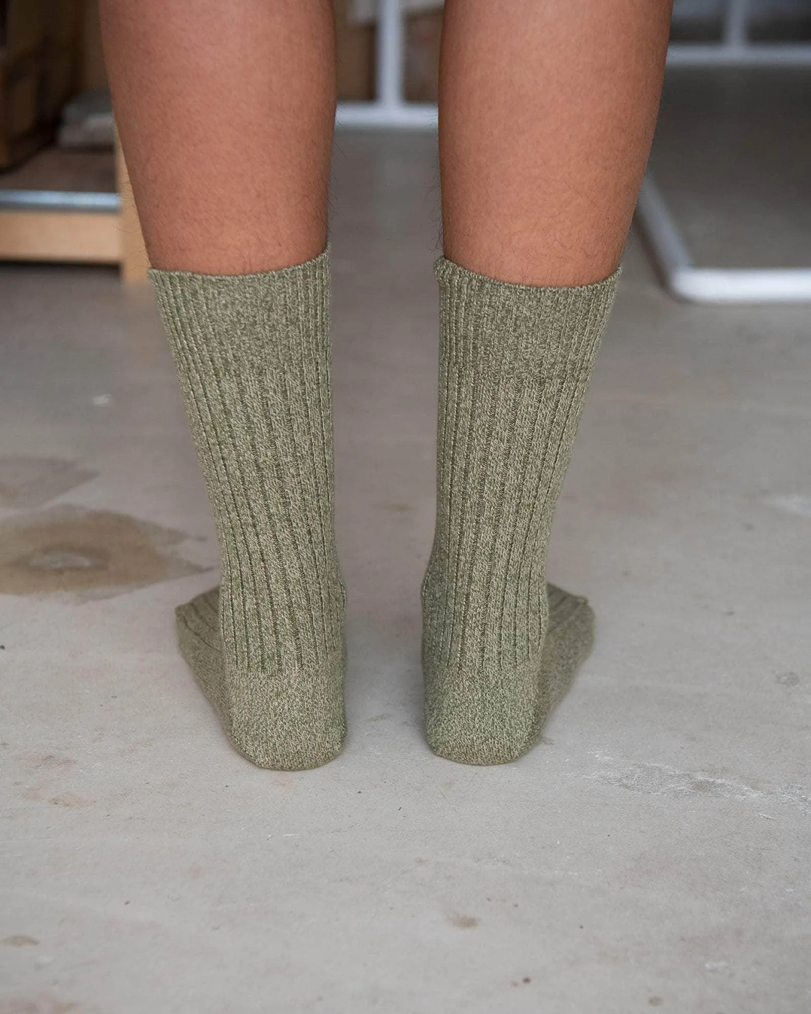 Rib Overankle Socks