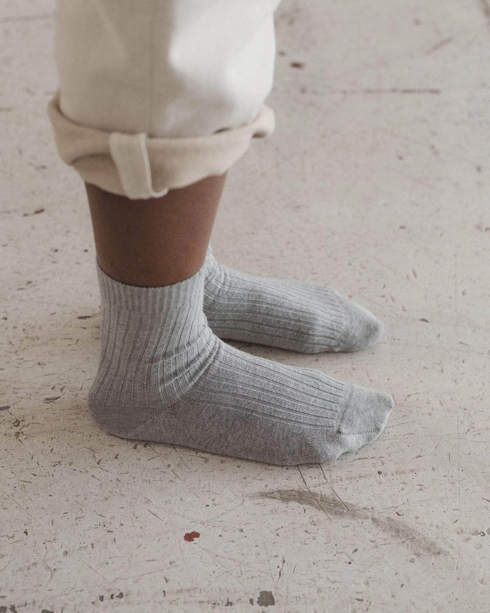 Rib Overankle Socks