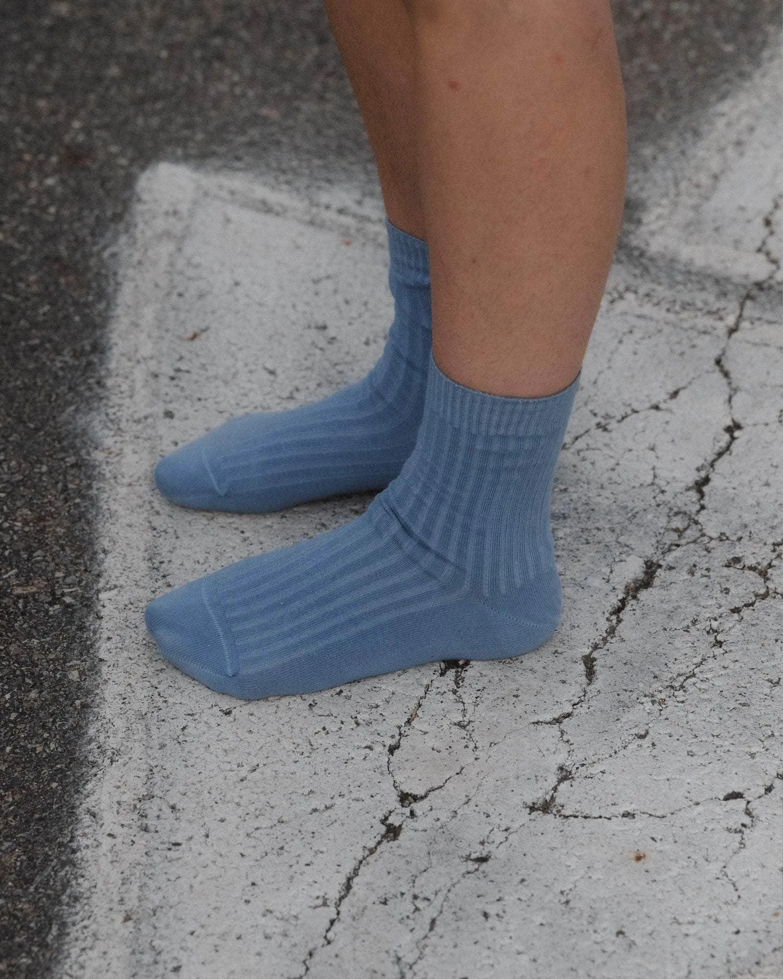 Rib Overankle Socks