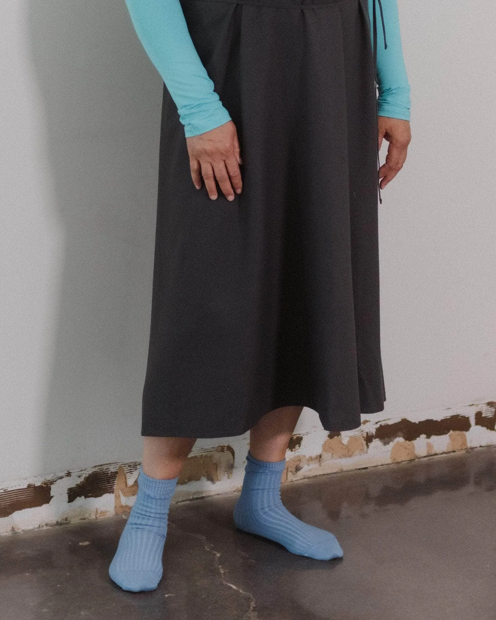 Rib Overankle Socks