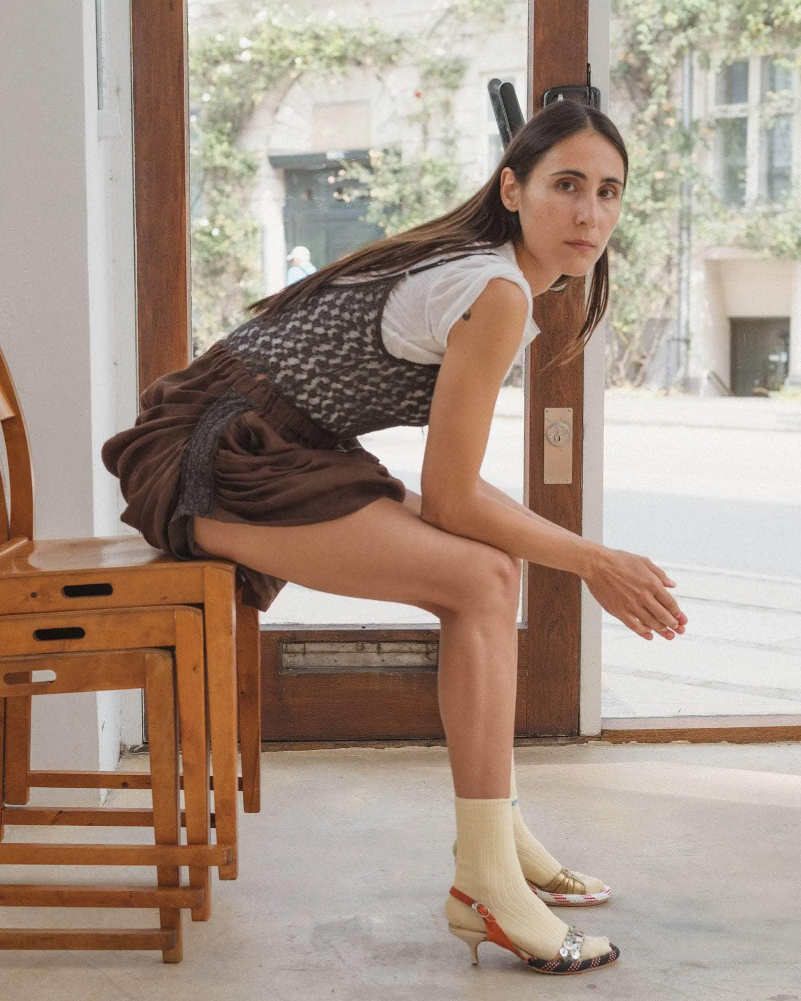 Rib Overankle Socks