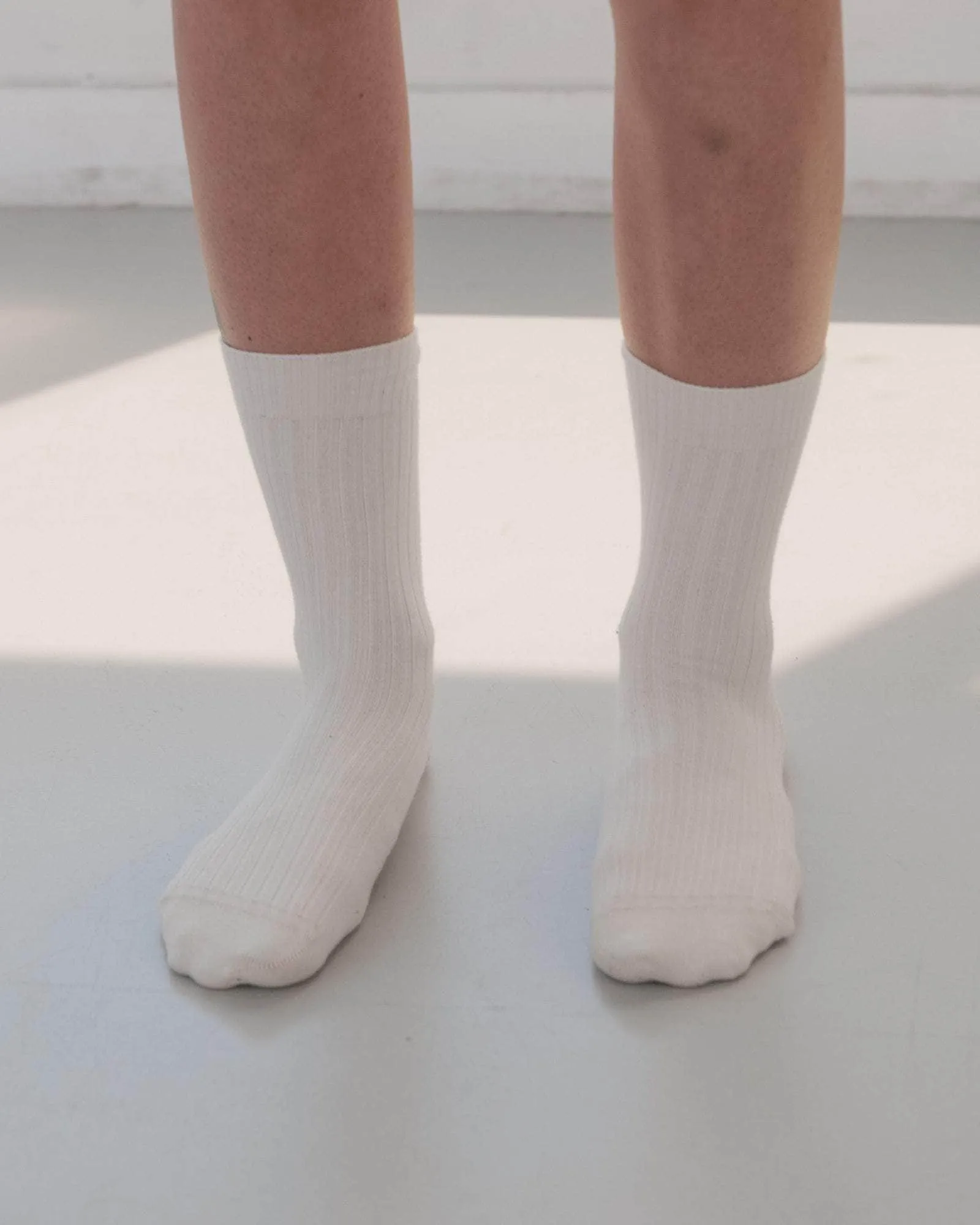 Rib Overankle Socks