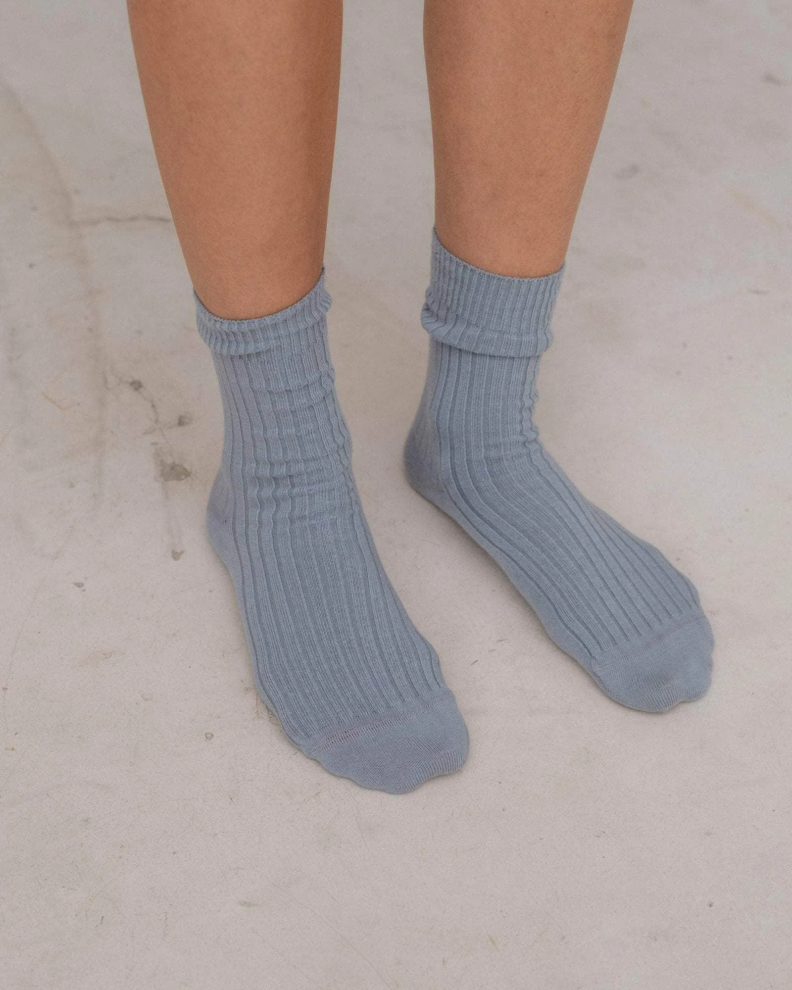 Rib Overankle Socks