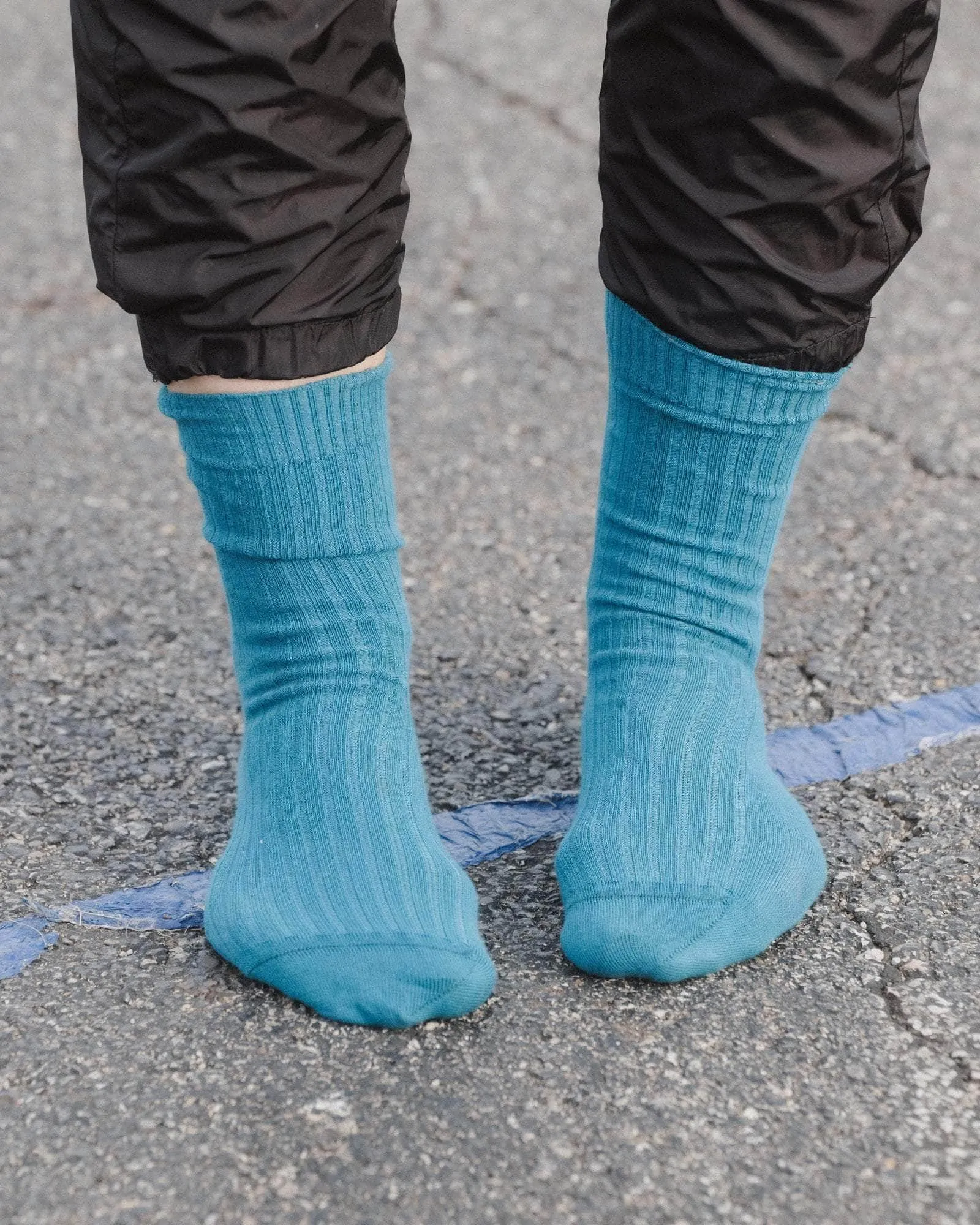 Rib Overankle Socks