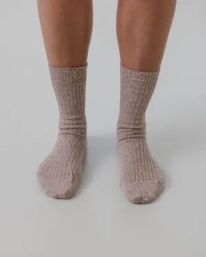 Rib Overankle Socks