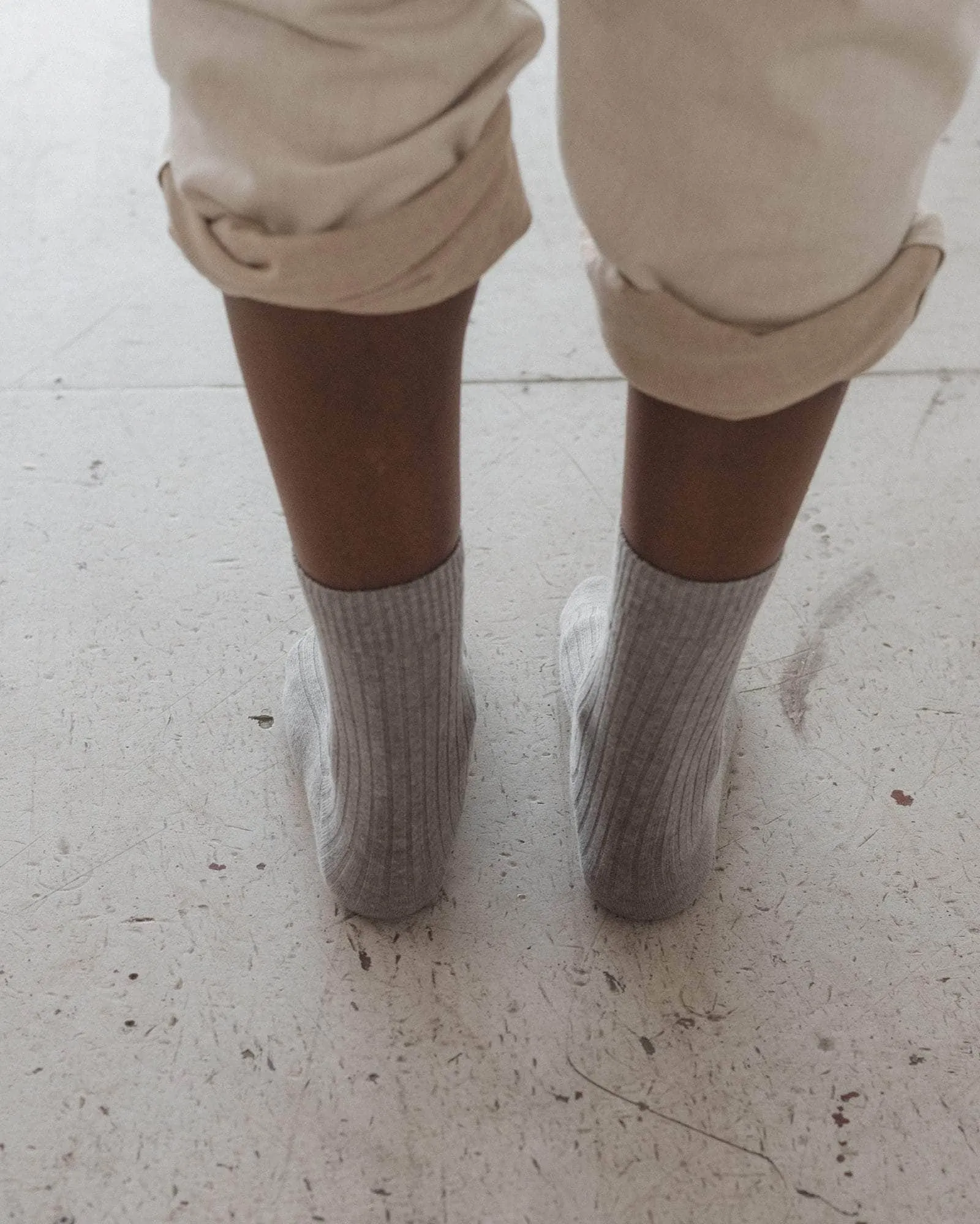 Rib Overankle Socks