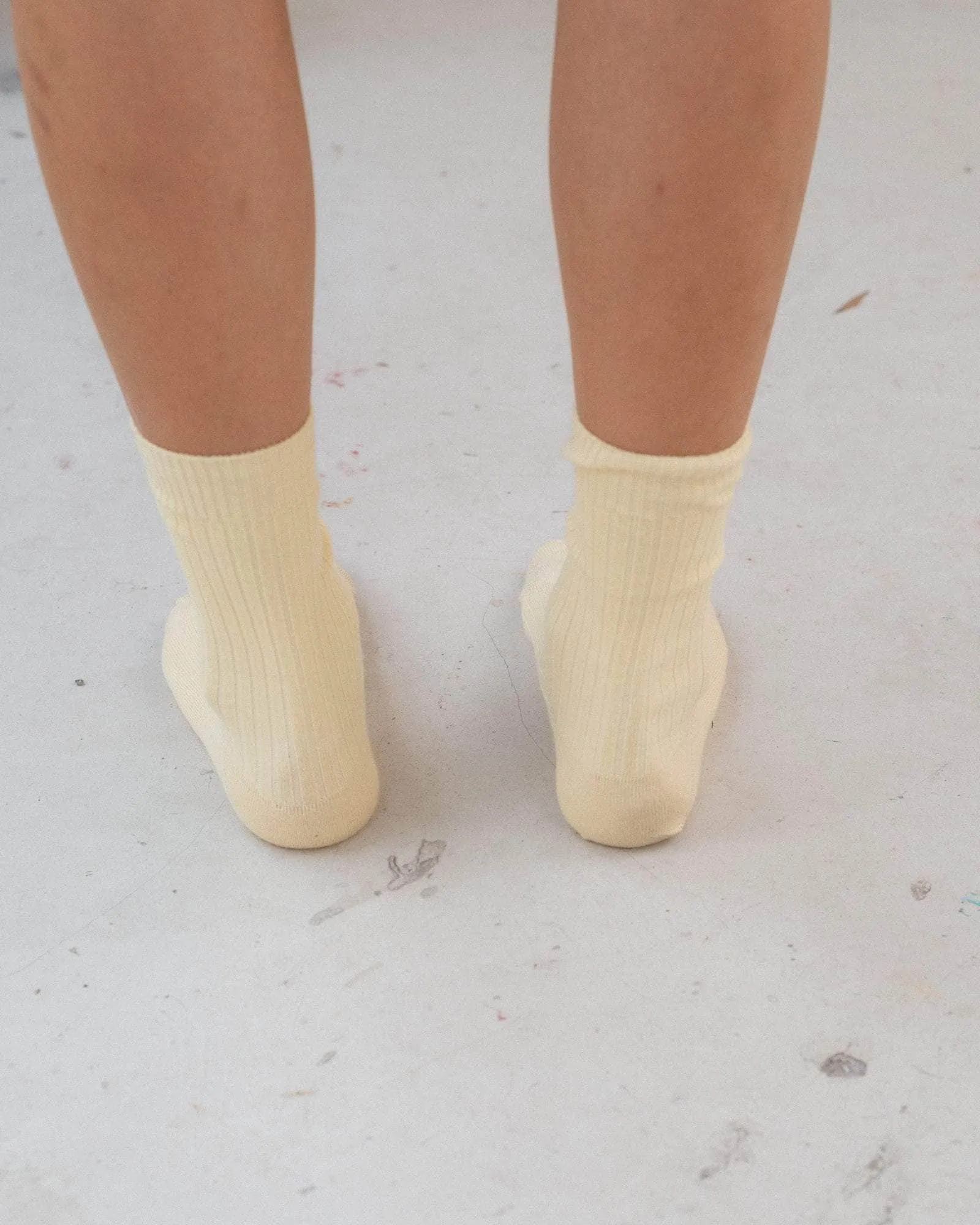 Rib Overankle Socks