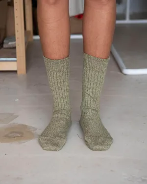 Rib Overankle Socks