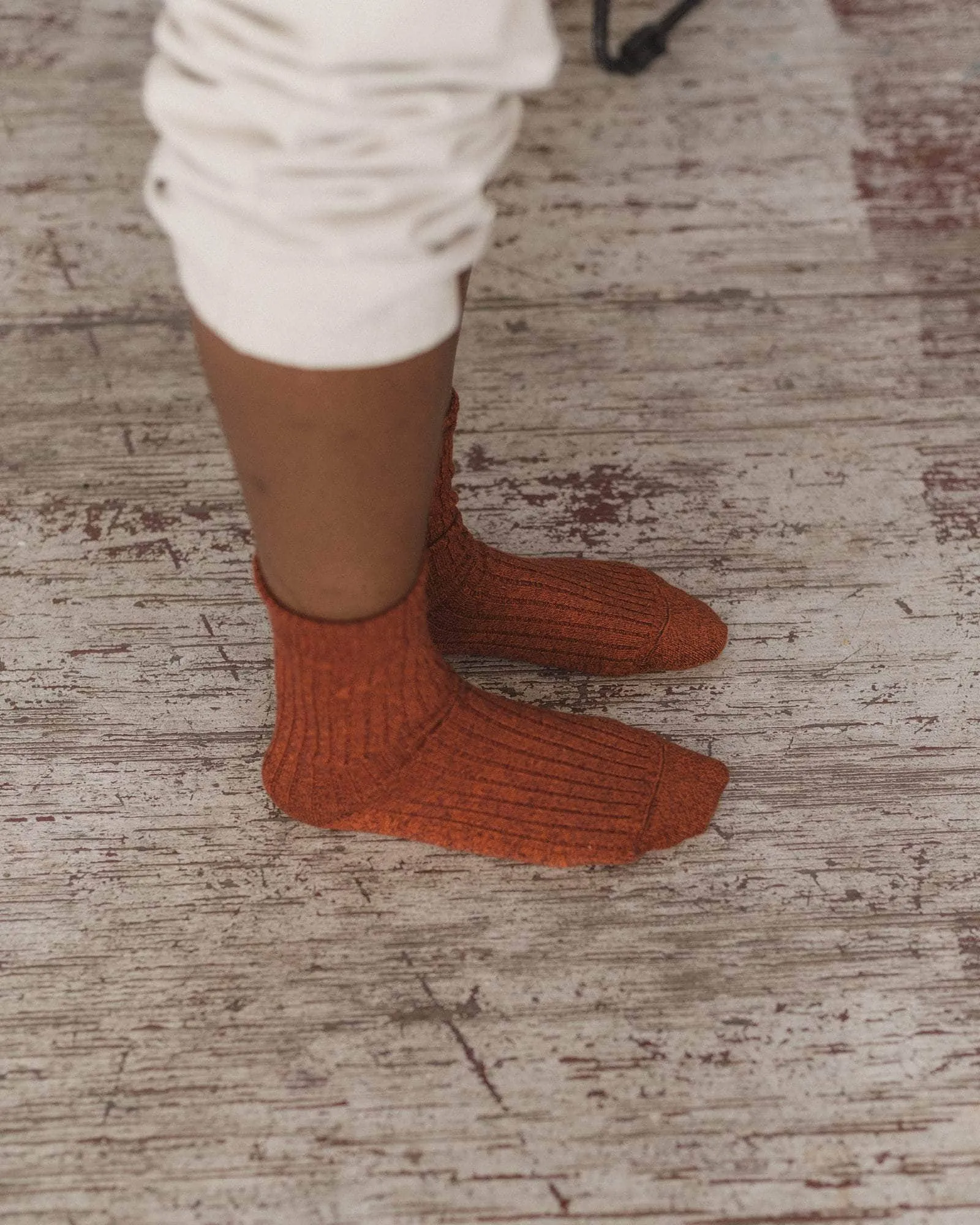 Rib Overankle Socks