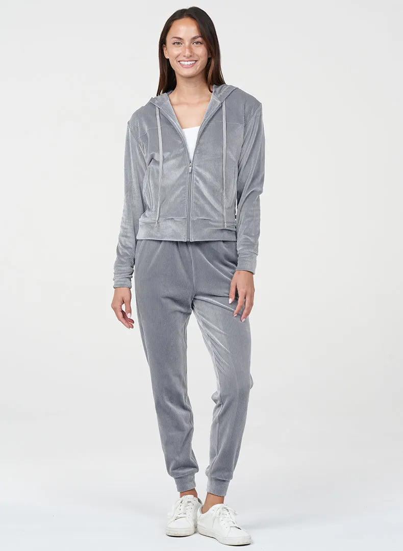 Rib Velour Jogger