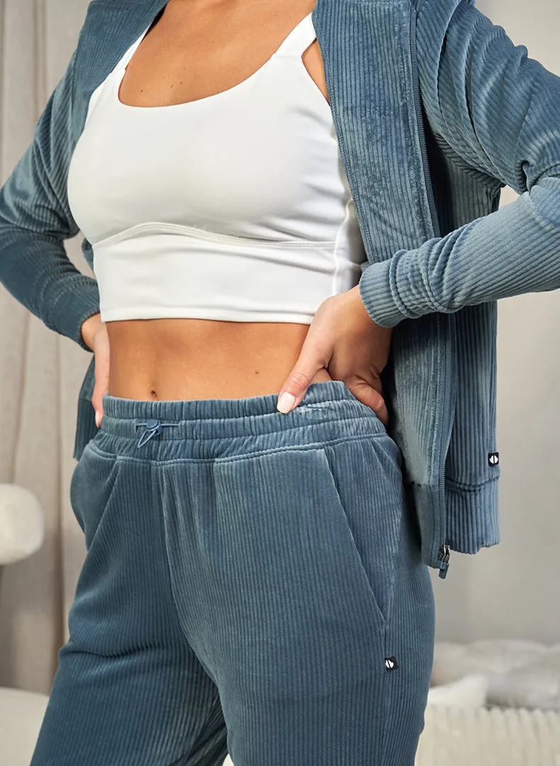Rib Velour Jogger