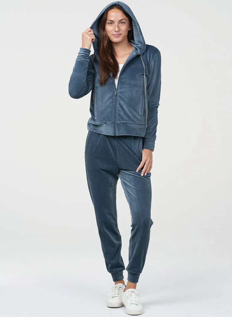 Rib Velour Jogger