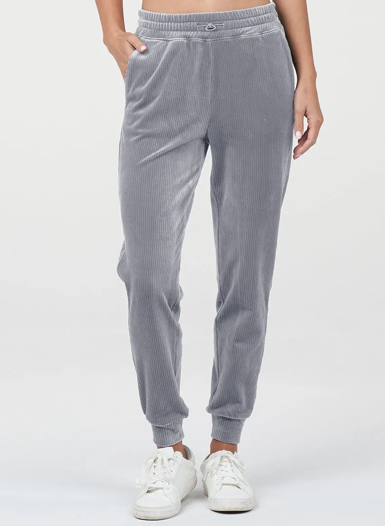 Rib Velour Jogger