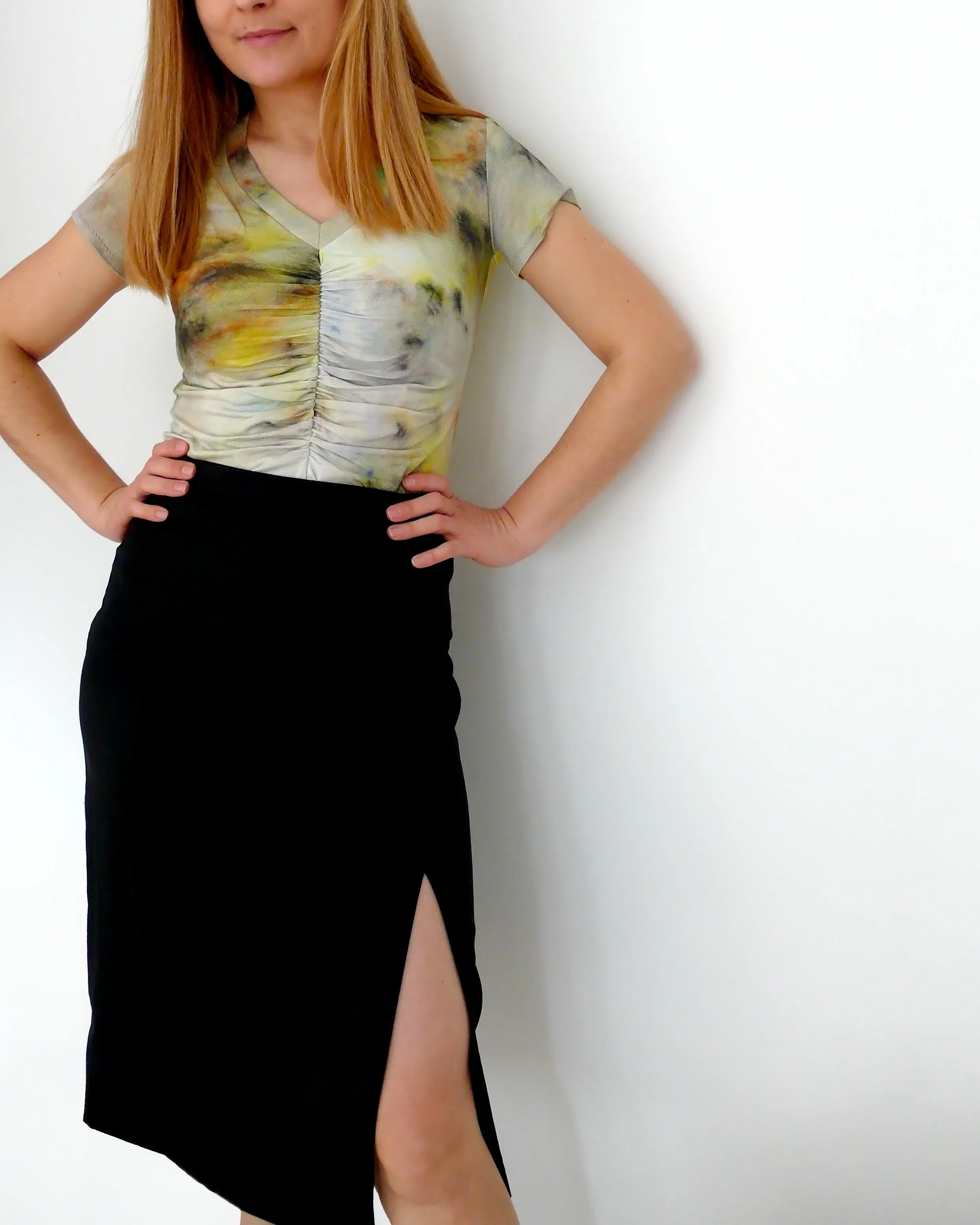 Rouched T-Shirt Sewing Pattern N.88