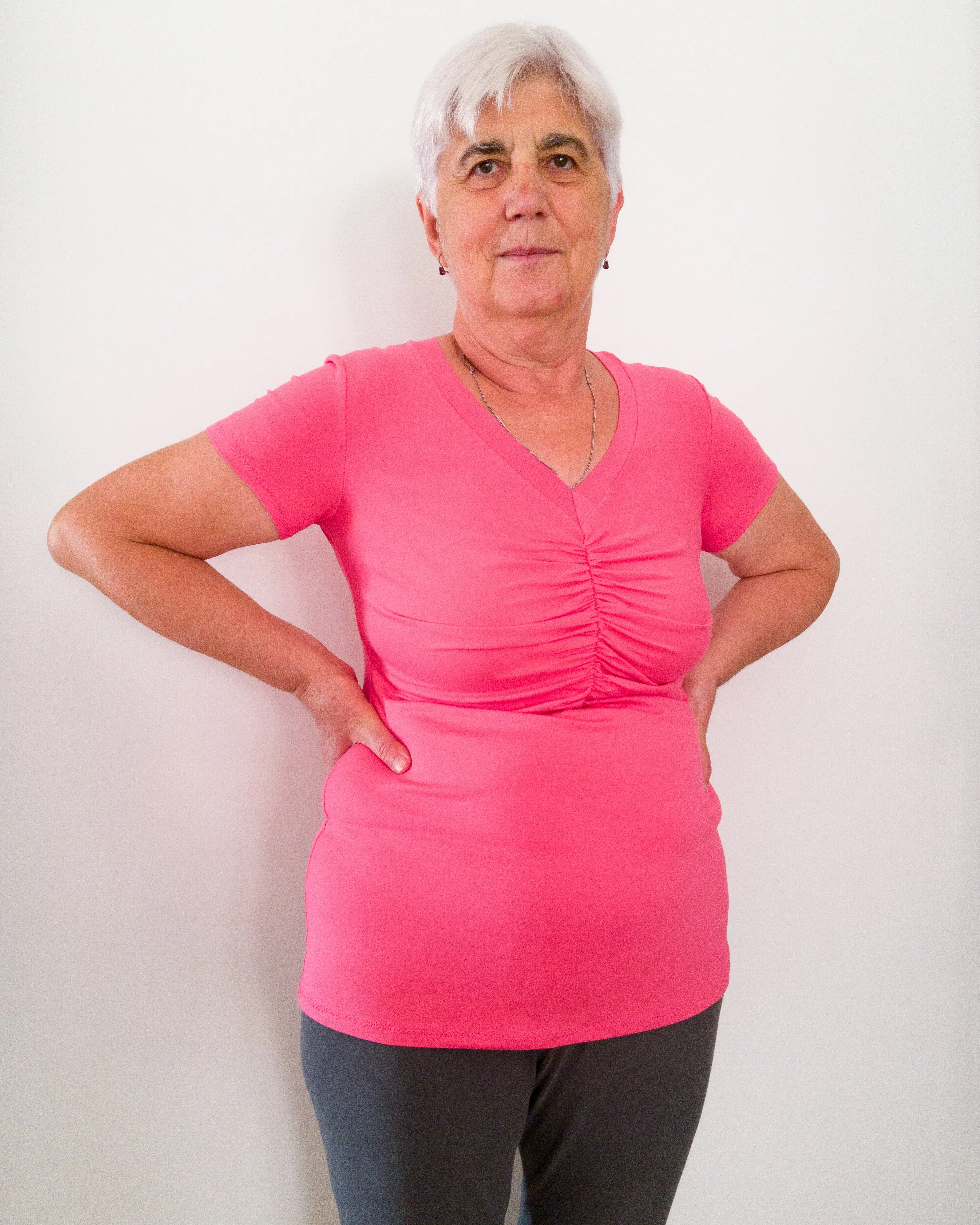 Rouched T-Shirt Sewing Pattern N.88