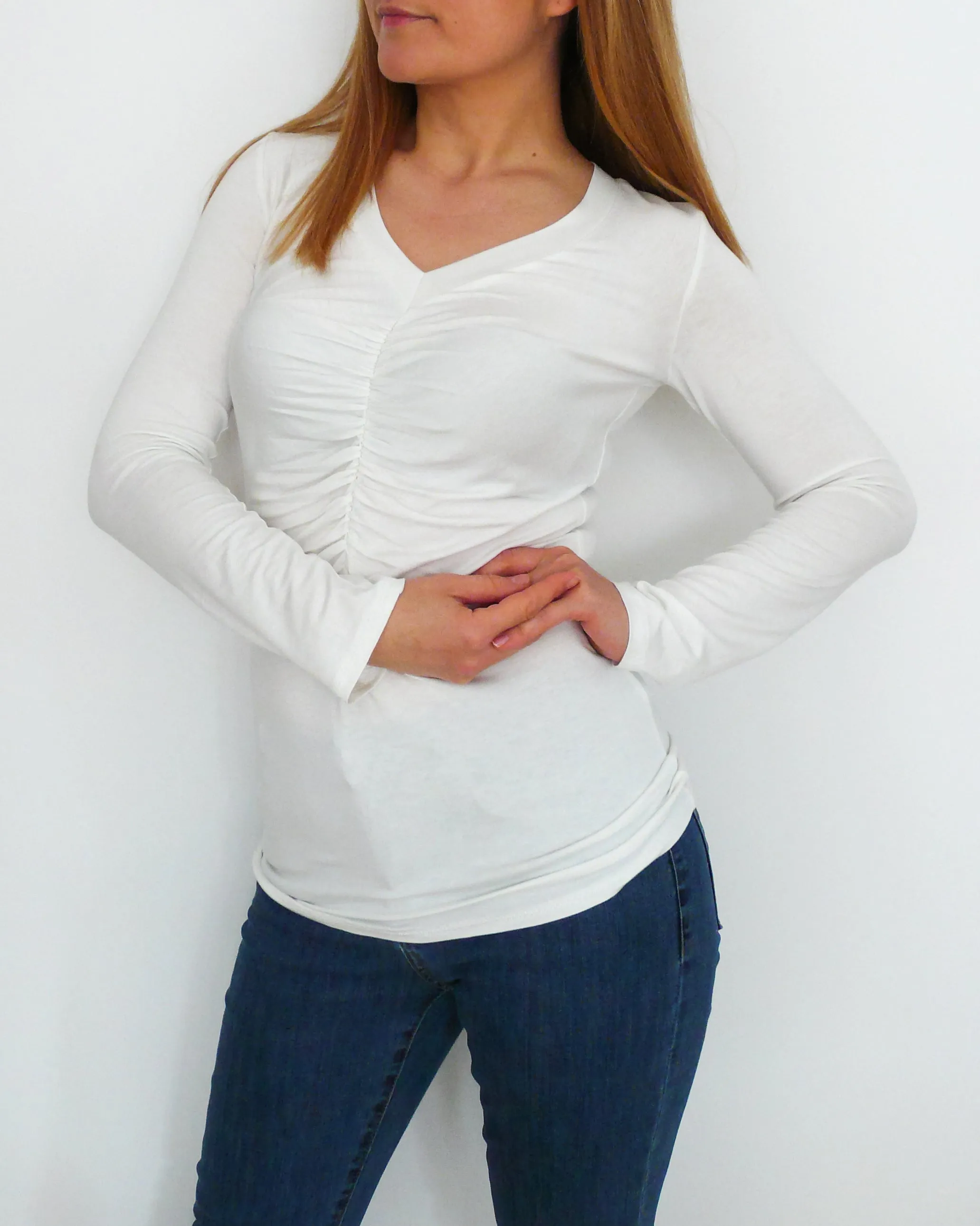 Rouched T-Shirt Sewing Pattern N.88
