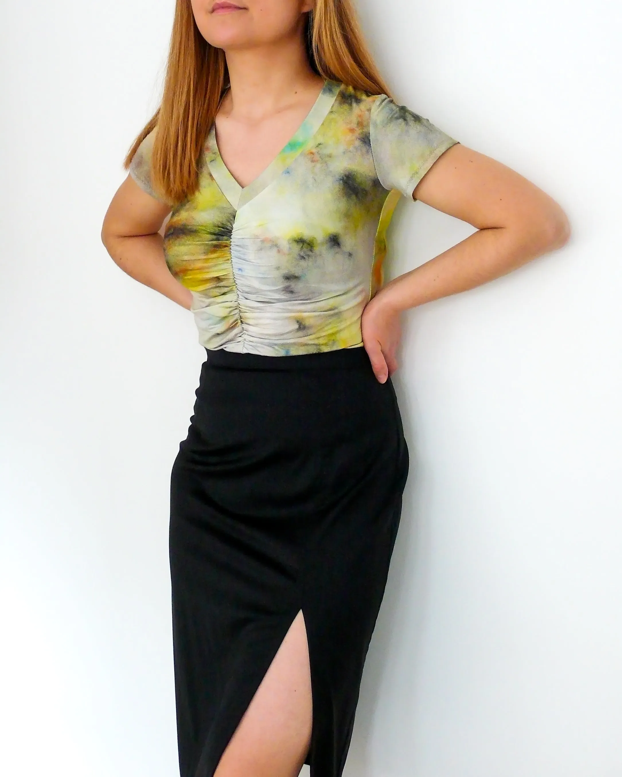 Rouched T-Shirt Sewing Pattern N.88