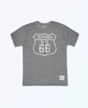 Route 66 California Grey Unisex Tee