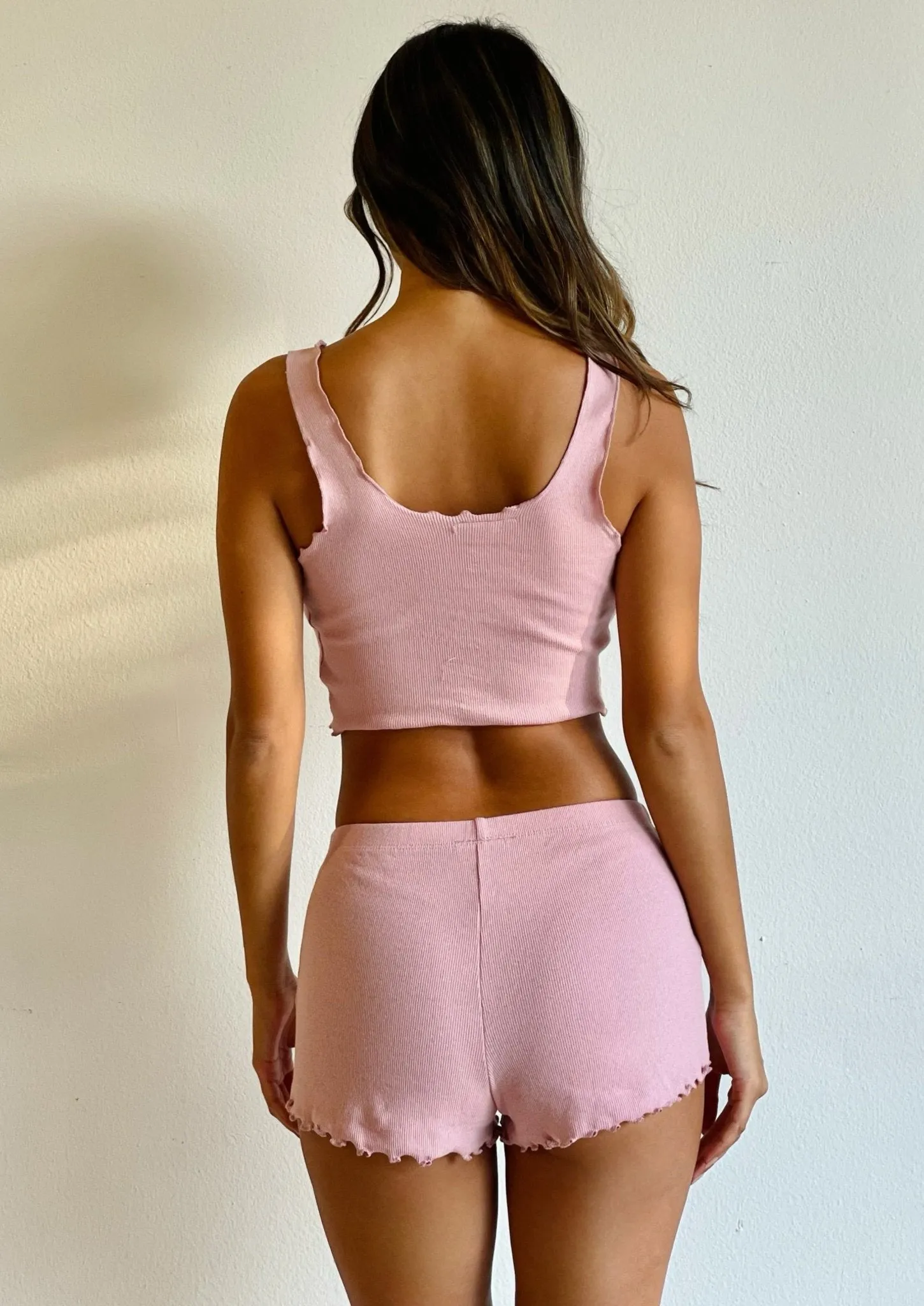 Ruffle Set - Pink Ash