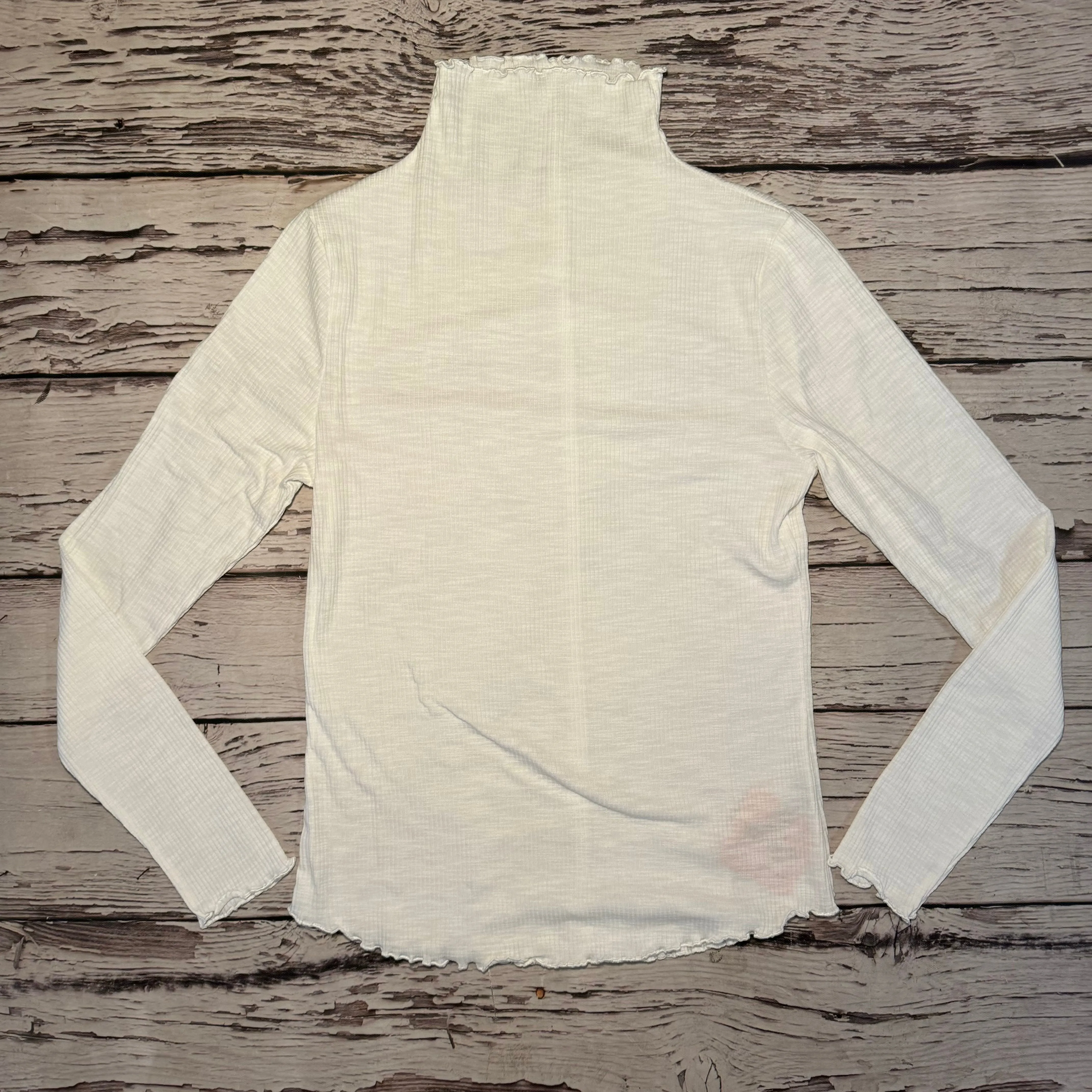 Ruffle Turtleneck