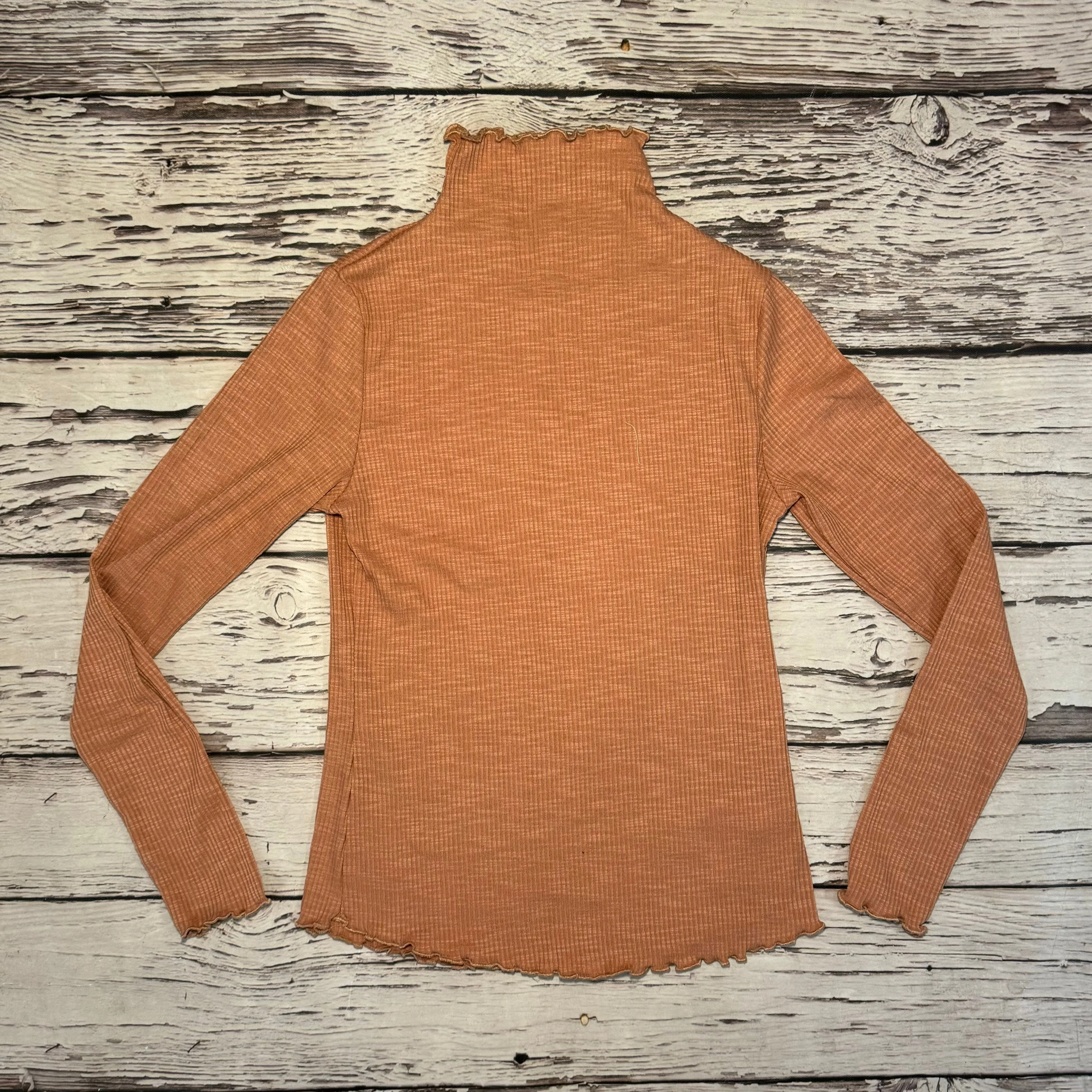 Ruffle Turtleneck