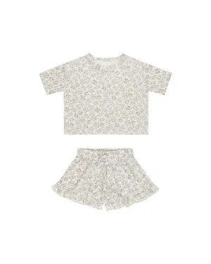 RYLEE   CRU Mosie Set || Blue Ditsy