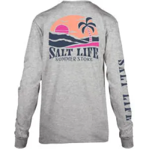 Salt Life Womens Summer Stoke Islands V-Neck LST