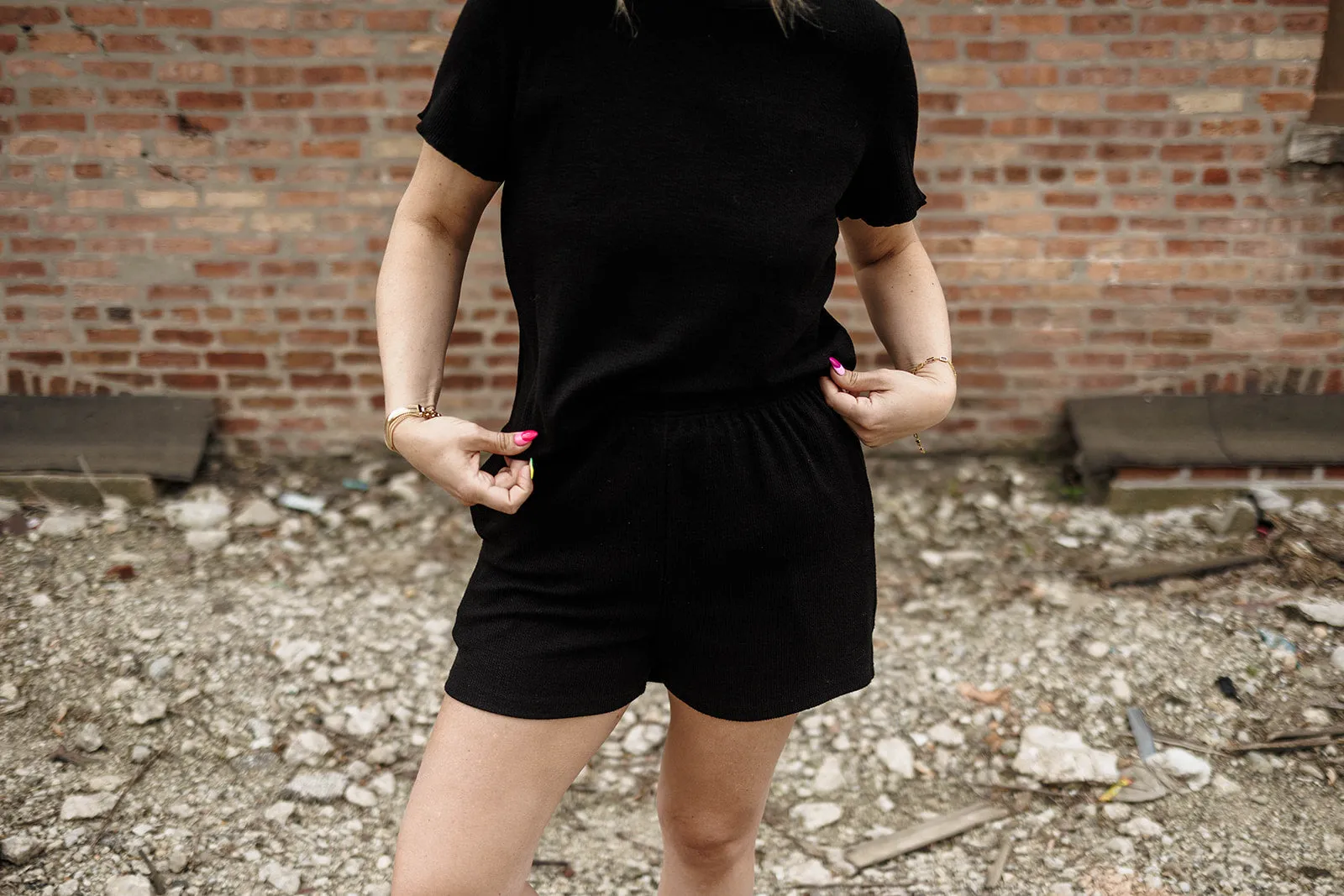 samantha set in black