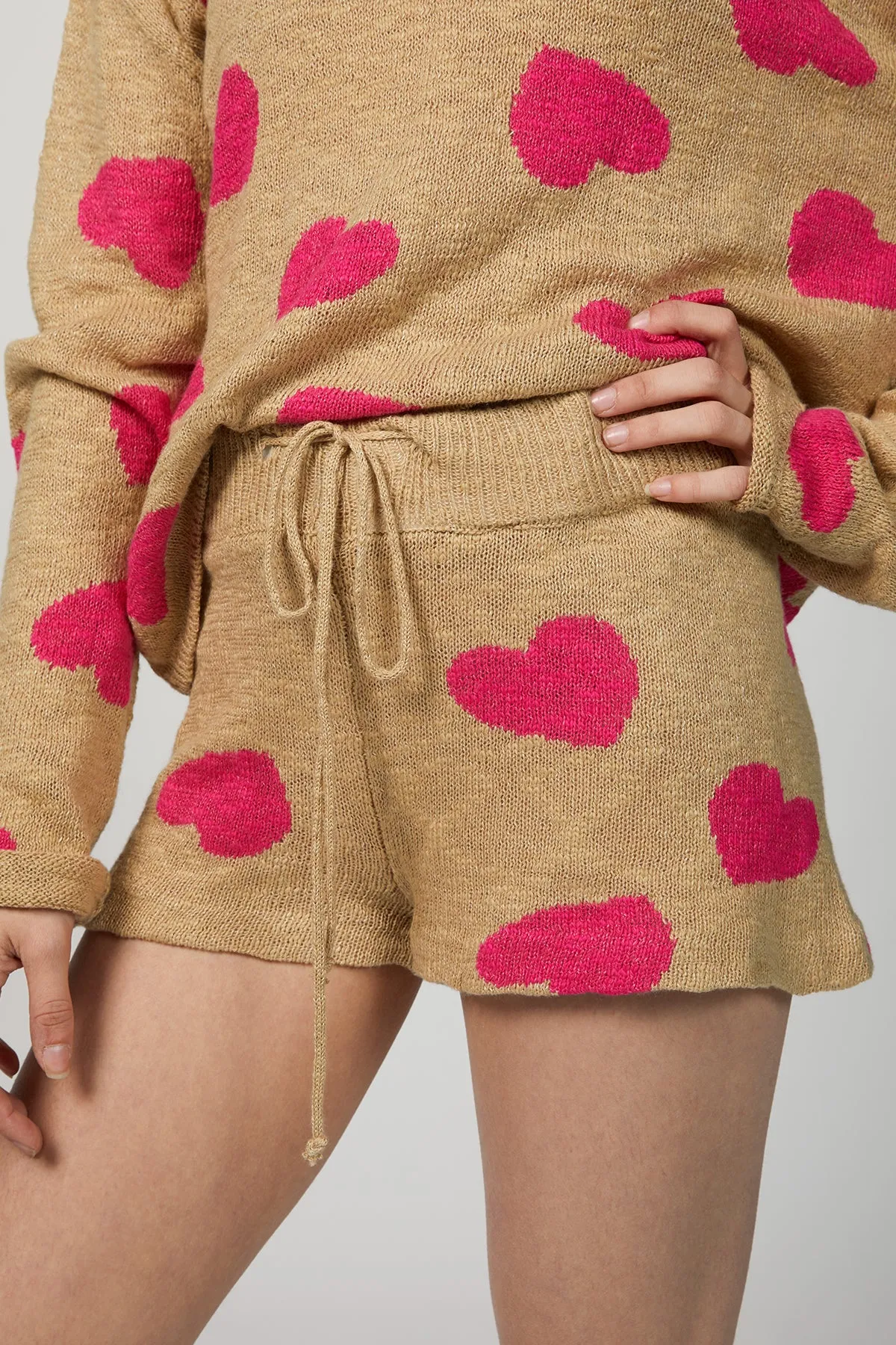 SANDY OPEN-KNIT SHORTS