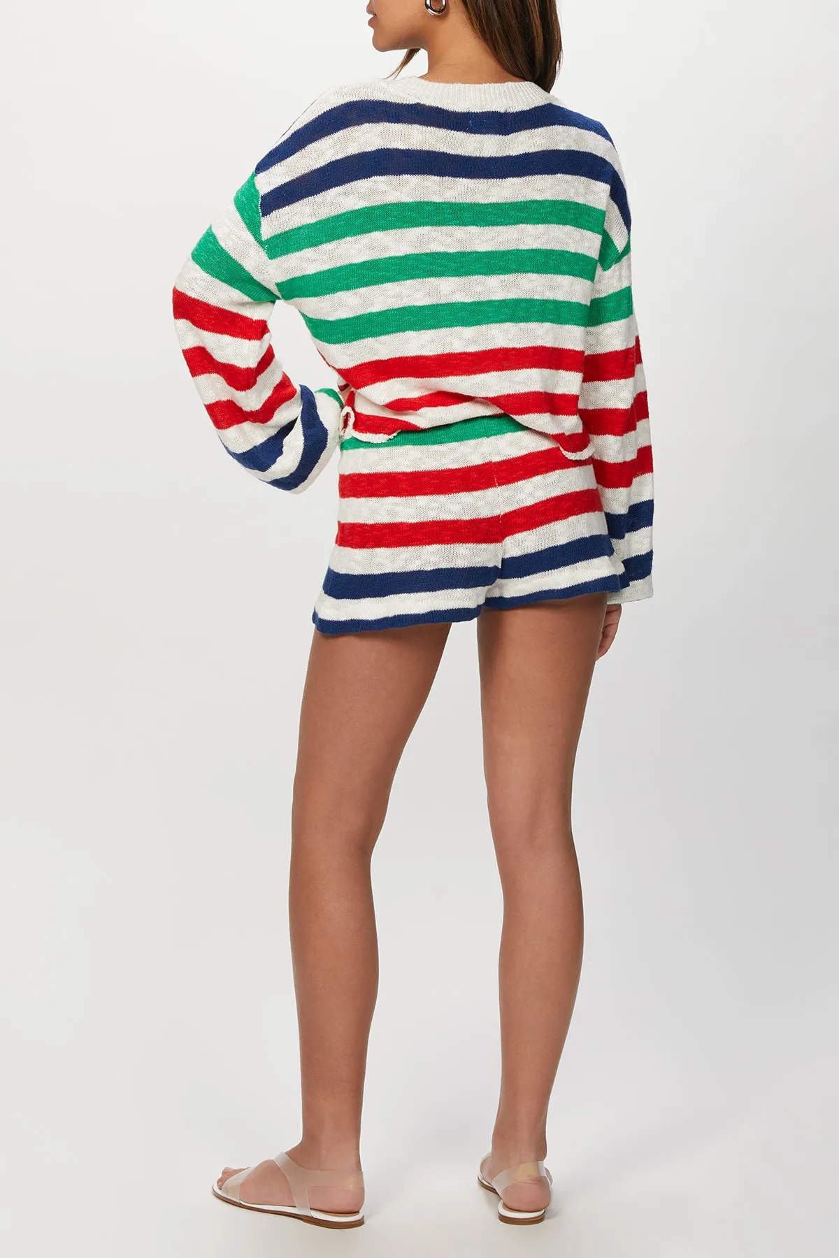 SANDY OPEN-KNIT SHORTS
