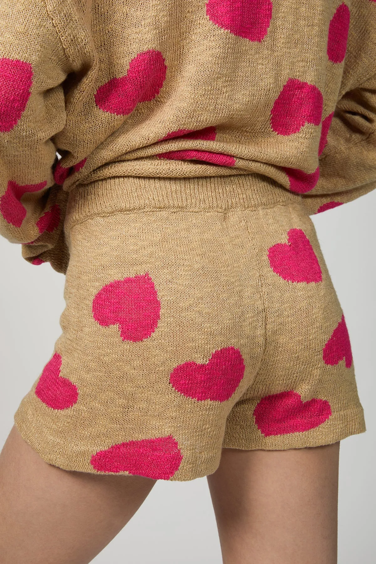 SANDY OPEN-KNIT SHORTS