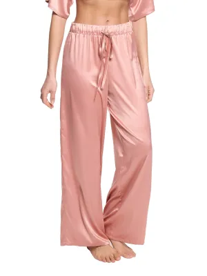 Satin Sleep Pant Rose Latte Pink