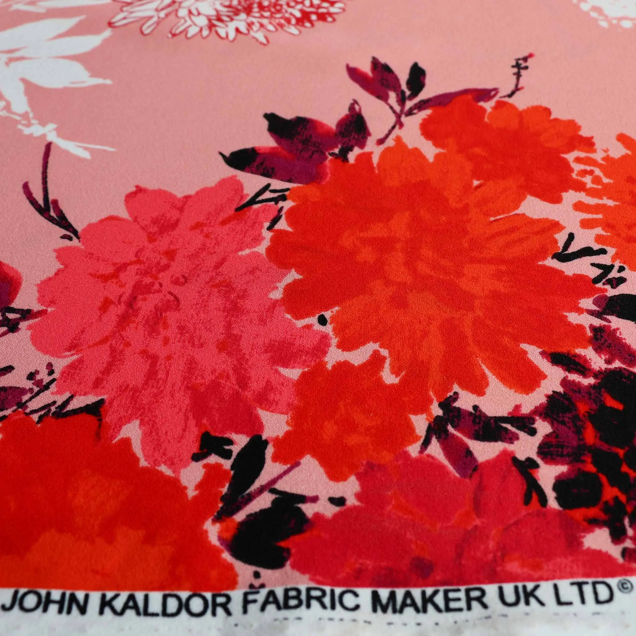 Scuba Crepe Fabric - Peach