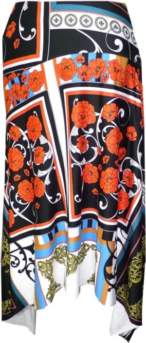 Secret Garden Asymmetric Skirt