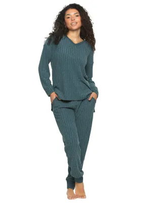 Serena V-Neck & Jogger Pant Set