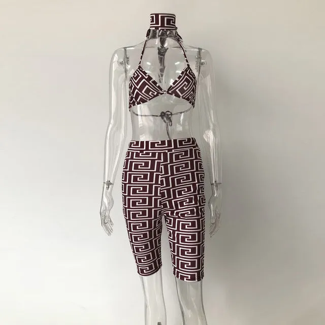 Sexy Backless Matching Sets