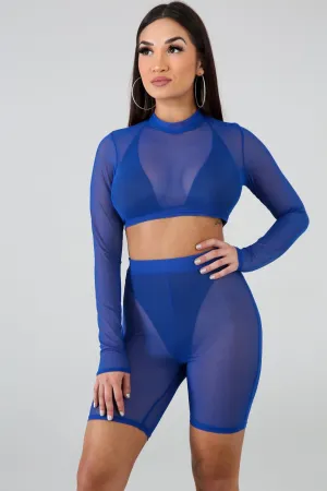 Sheer short set