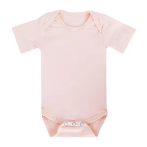 Short Sleeve Bodysuit - Blush