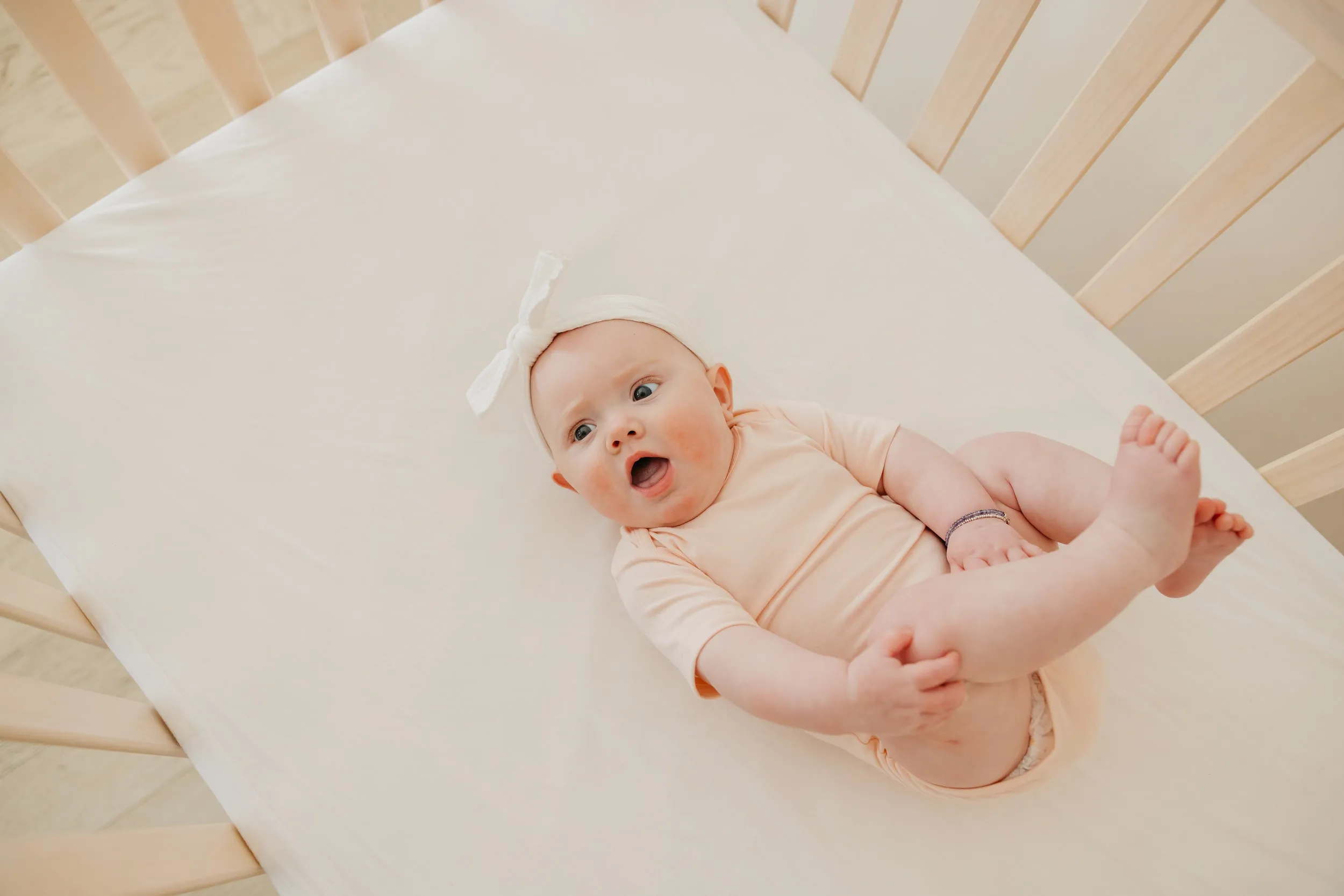 Short Sleeve Bodysuit - Blush