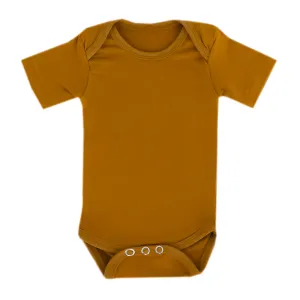 Short Sleeve Bodysuit - Camel