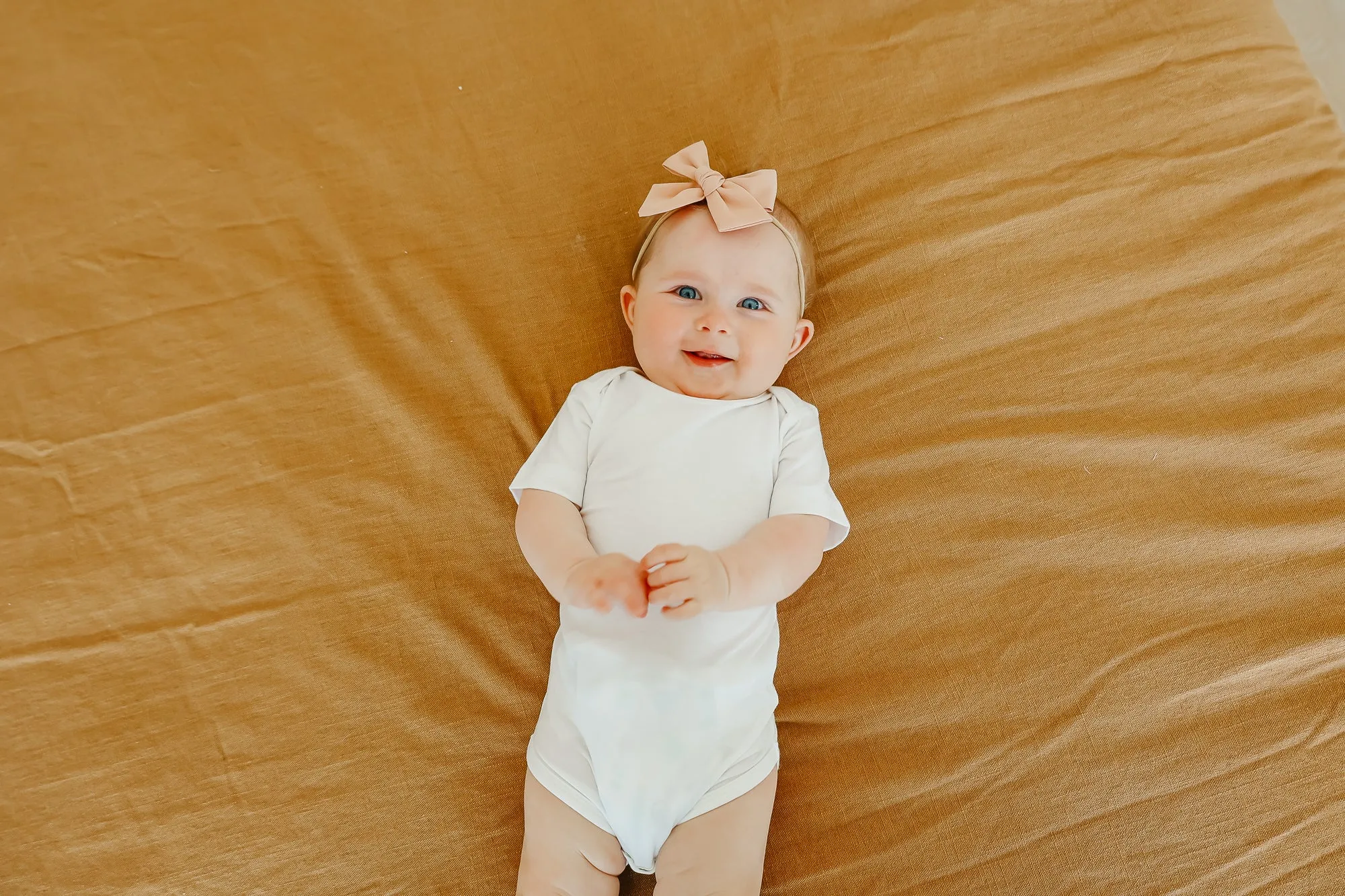 Short Sleeve Bodysuit - Dove