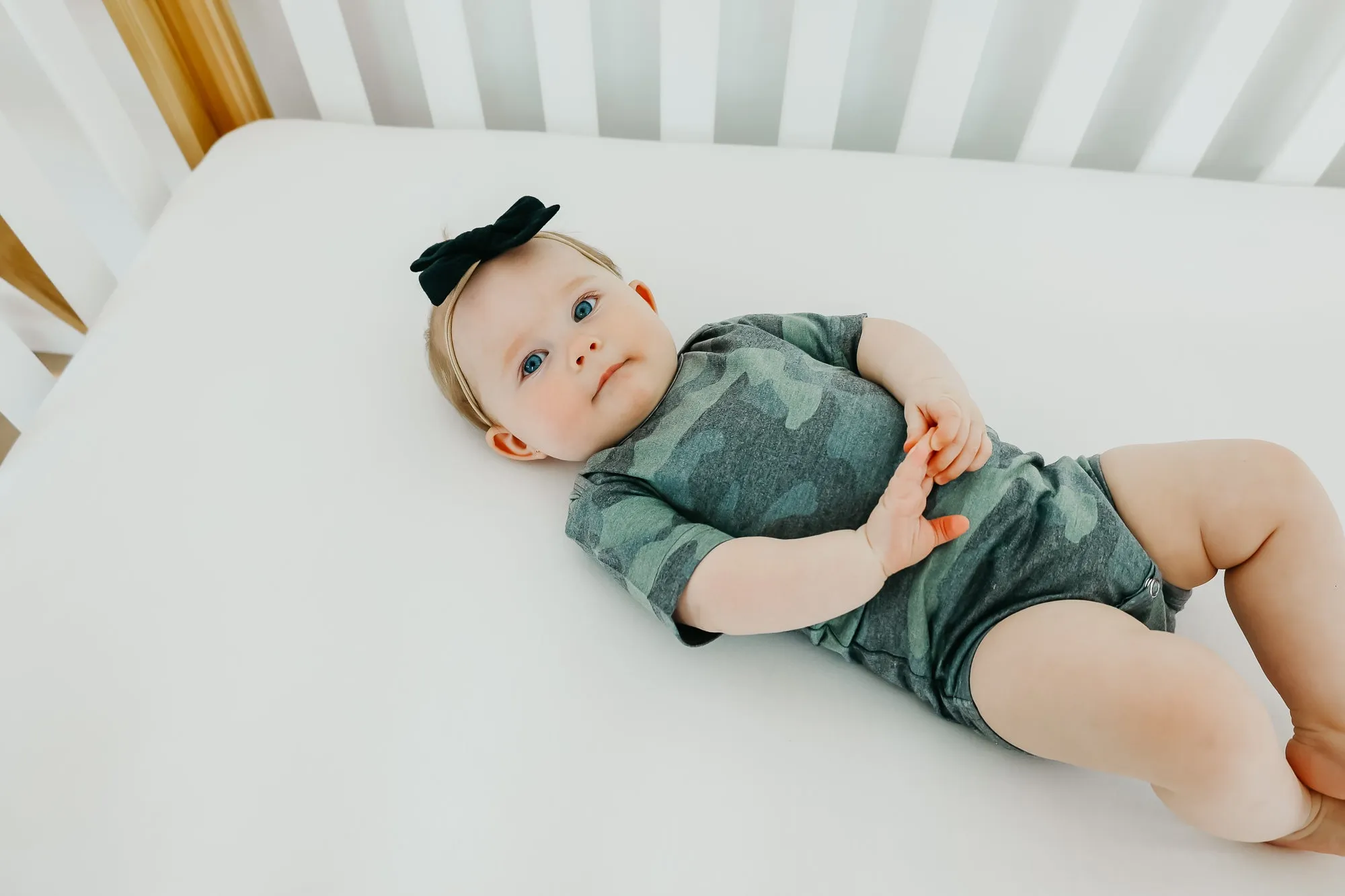 Short Sleeve Bodysuit - Hunter