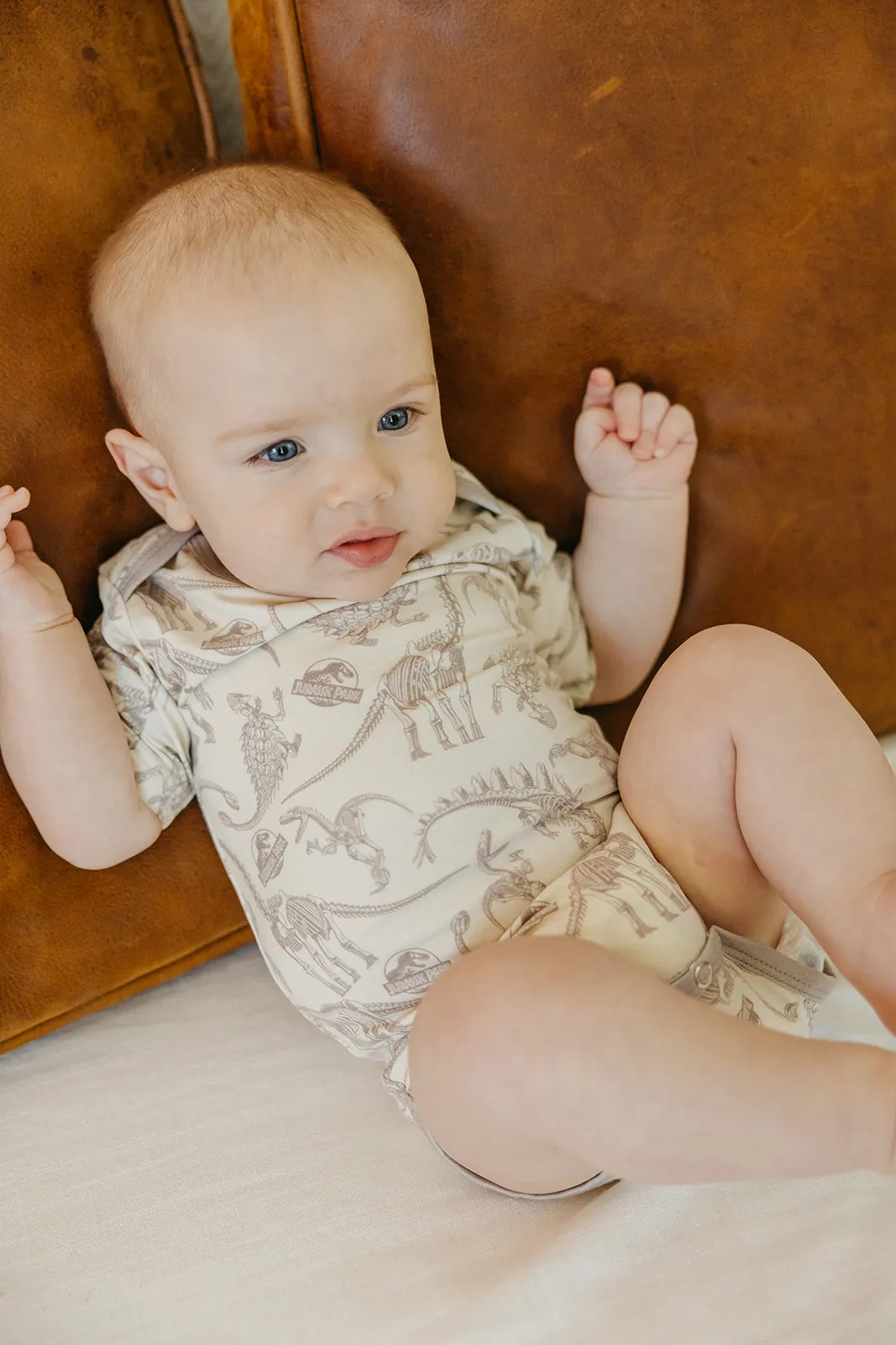 Short Sleeve Bodysuit - Jurassic Park Fossils