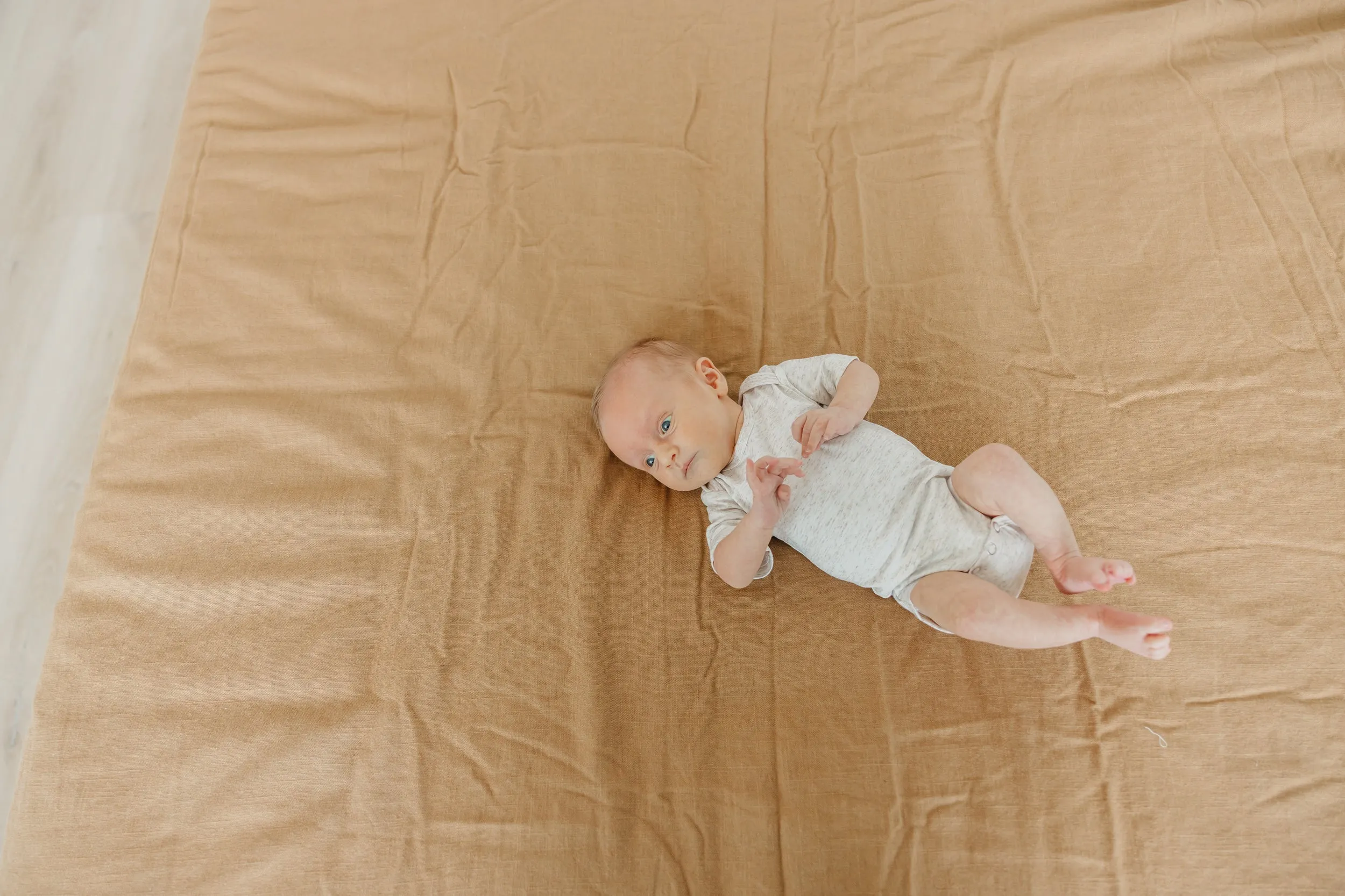 Short Sleeve Bodysuit - Oat